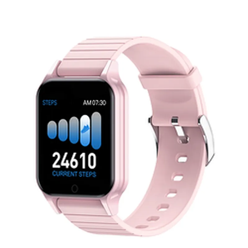Multi-language T96 font real-time temperature measurement smart bracelet