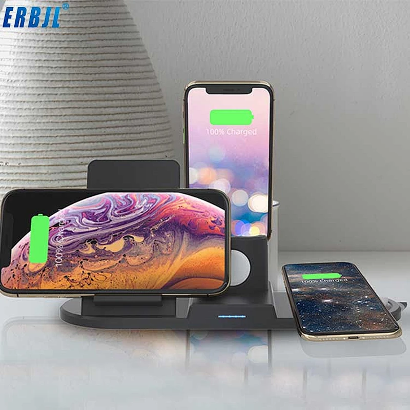 Best Sale on Amazon Haier N39-2 PC/ABS Multi-function 15W Qi Wireless Fast Charger