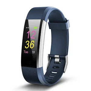 cheap price  smart band  wholesale Heart rate and blood pressure monitor  fitness smart bracelet Tracker   Color Screen 115Plus