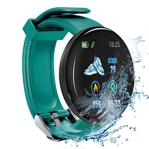 2020 Factory Price Touch Screen Sport Blue Smart Bracelet D18