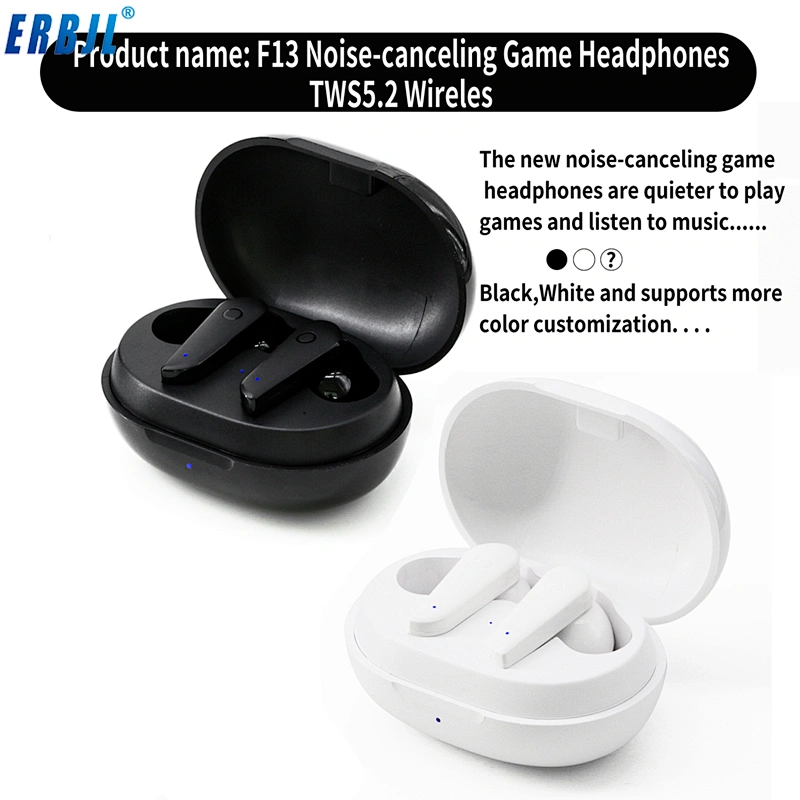 F13 Wireless TWS Earphones noise cancelling headphone mobile phone earbuds for Iphone