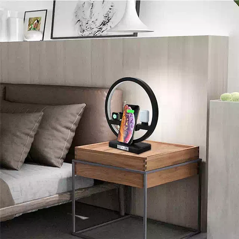 2020Most Popular Items Wholesale3IN130W QI Fast Wireless Charger Dock Cradle Receiver for Smart Watch