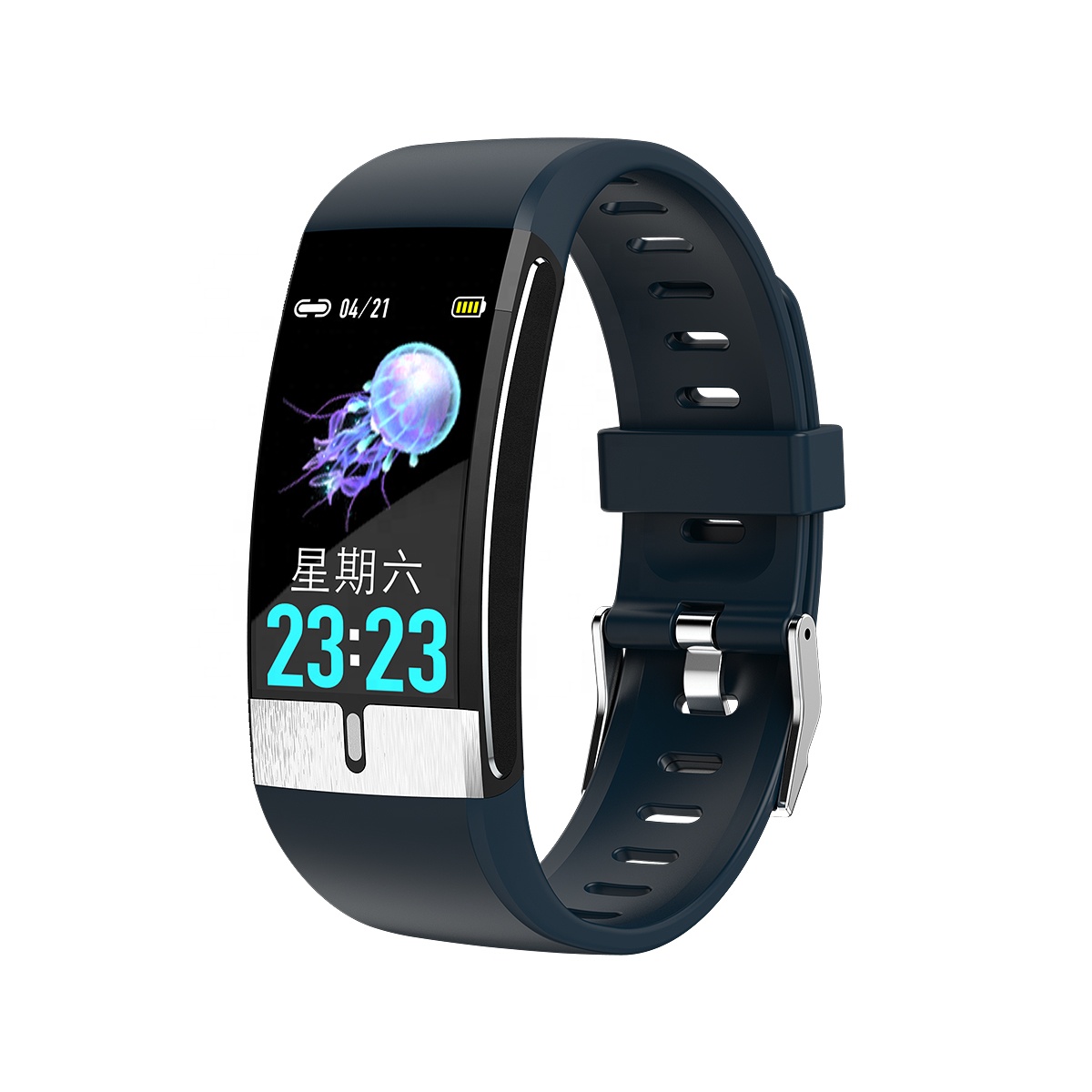 2020 cheap body temperature smart  watch PPG ECG monitoring Smart watch  E66 Smart Bracelet