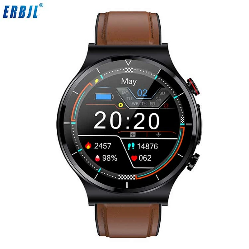 OEM ODM smart watch E88 temperature monitor smartwatch ECG SPO2 rich dial selection smartwatch for Android IOS