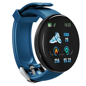 2020 Factory Price Touch Screen Sport Blue Smart Bracelet D18