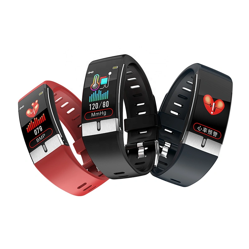 2020 cheap body temperature smart  watch PPG ECG monitoring Smart watch  E66 Smart Bracelet