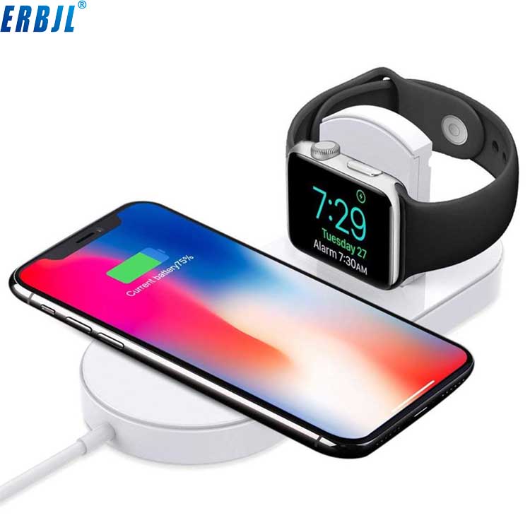 Ultra-thin  wireless charger mobile phone and watch two-in-one quick charger  N12 mobile phone holder