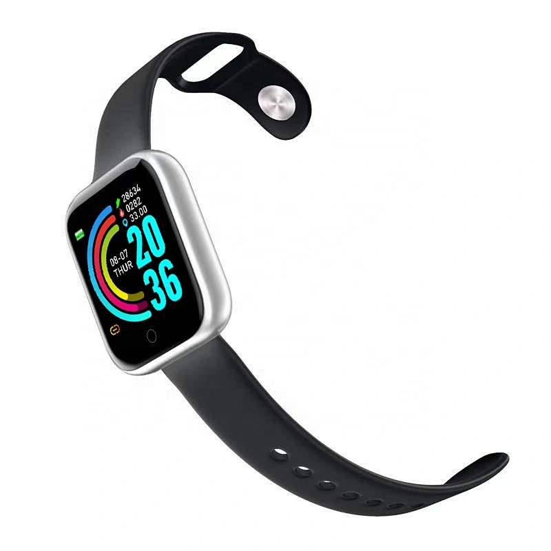 2020 Best sell Y68  smart watch waterproof smart watch  blood pressure  heart rate D20 smart watch
