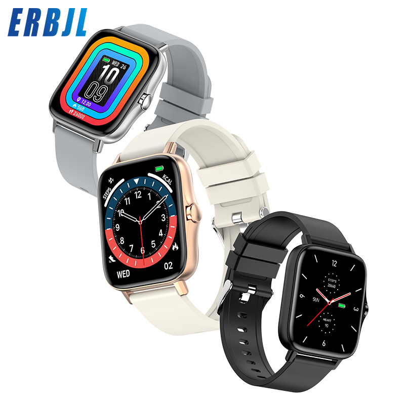 T42 Full Screen 1.7 inch Smart Watch Bracelet Play Music Heart Rate Blood Oxygen BT Phone Call Sport Smartwatch