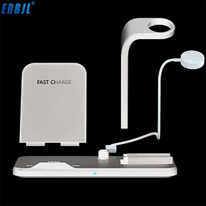 New 10W 3 in 1 Qi Fast Wireless Charger N35 Universal Wireless Charger stand smart phone for apple watch airpods earphone