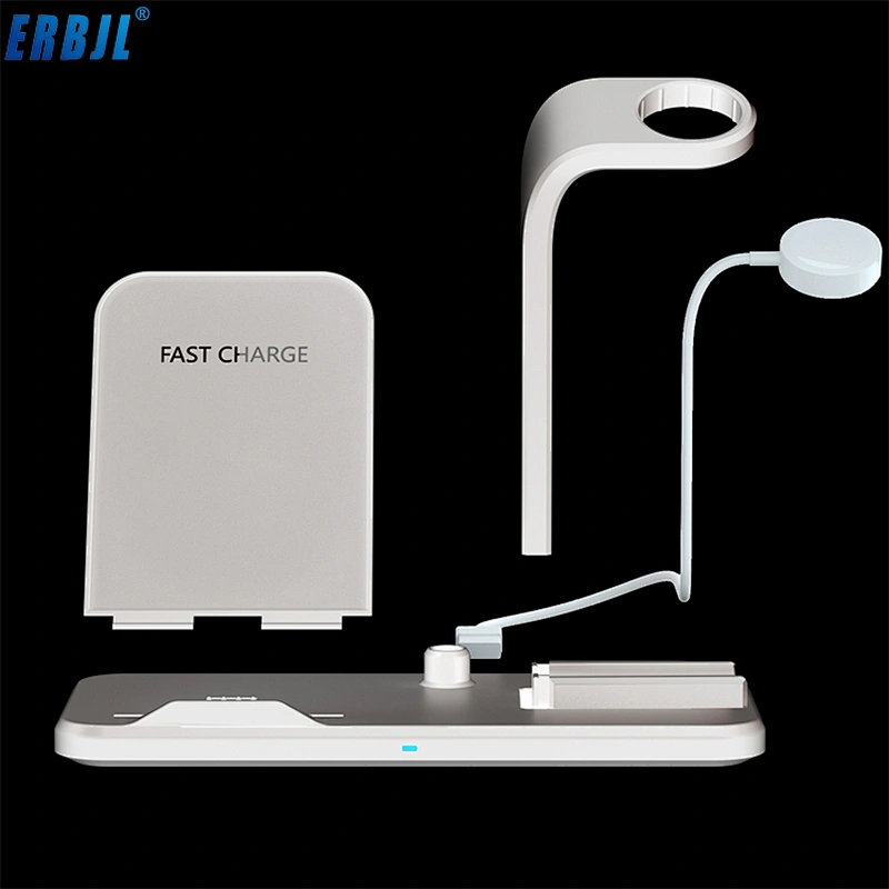 New 10W 3 in 1 Qi Fast Wireless Charger N35 Universal Wireless Charger stand smart phone for apple watch airpods earphone