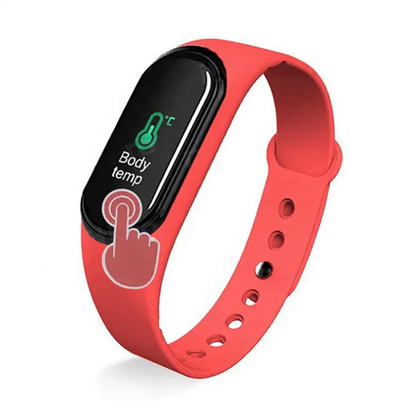 temperature monitoring Fitness Tracker Smart Bracelet M4Pro  body temperature bracelet