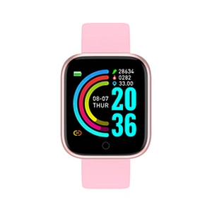 2020 Best sell Y68  smart watch waterproof smart watch  blood pressure  heart rate D20 smart watch