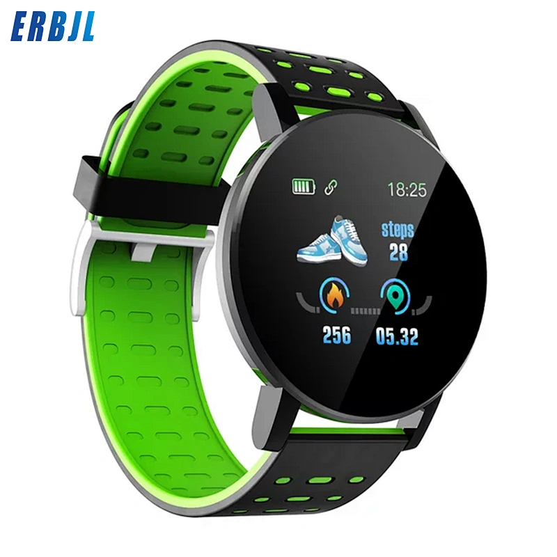 New IP67 Waterproof 119plus Smart Bracelet Watch Heart Rate Smart Wristband Fitness Tracker 119 plus Sports Band Smartwatch