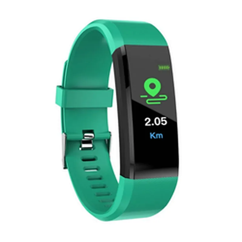 cheap price  smart band  wholesale Heart rate and blood pressure monitor  fitness smart bracelet Tracker   Color Screen 115Plus