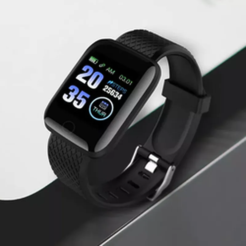 Multifunctional red sports heart rate measuring 116plus smart bracelet