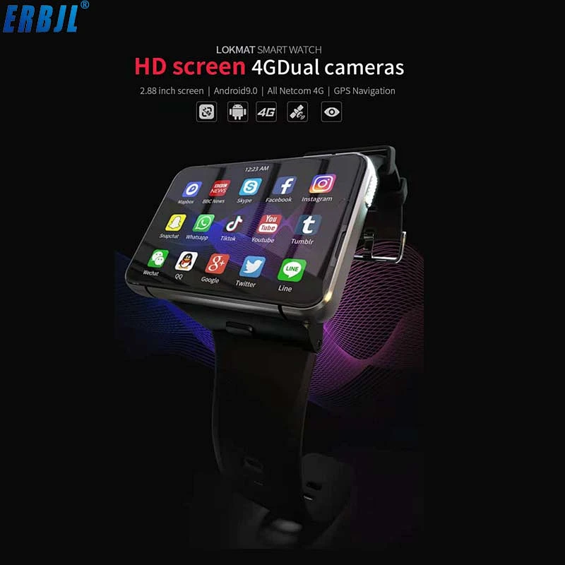 Amazon Hot Selling 4G Sim Card Android Smart Watch with Wifi GPS Heart Rate Fitness Tracker S999