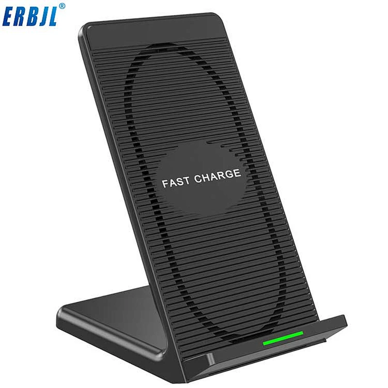 Wholesale Support 9V Fast Charge N800 Vertical with Fan mobile phone holder  Wireless Charger