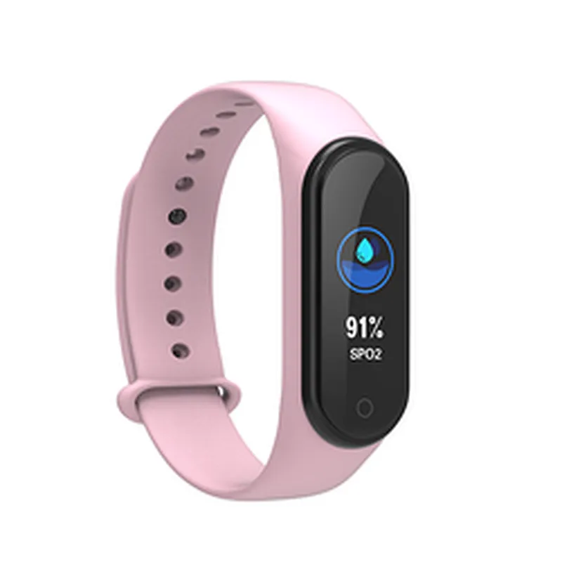 Fashion health wristbandsmart bands m4 with heart rate bracelet sell good smart watch
