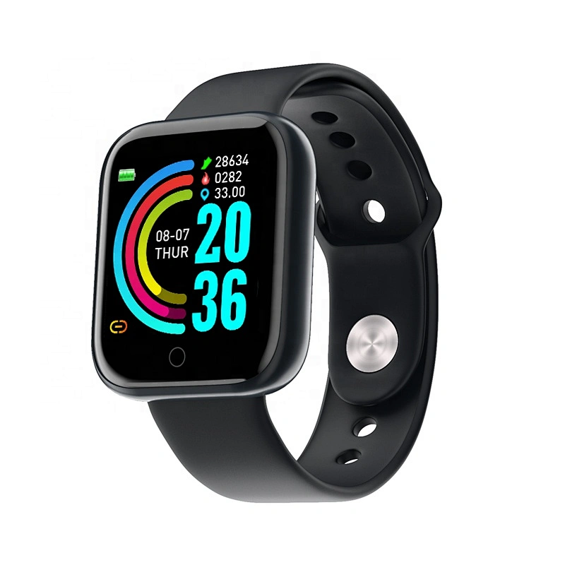 2020 Best sell Y68  smart watch waterproof smart watch  blood pressure  heart rate D20 smart watch