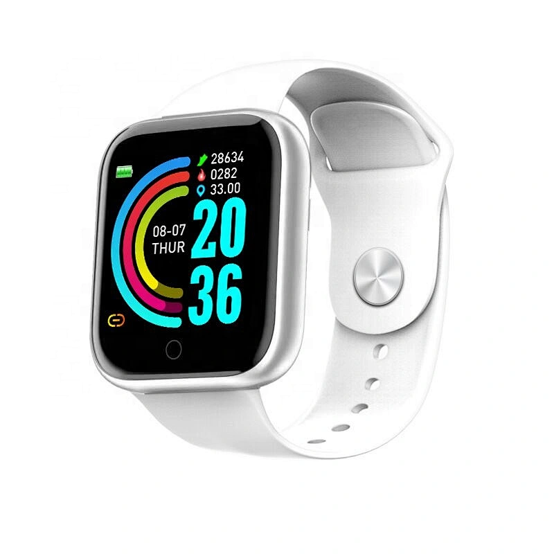 2020 Best sell Y68  smart watch waterproof smart watch  blood pressure  heart rate D20 smart watch