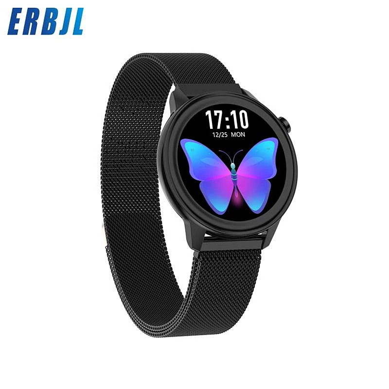 Women Wristwatches F80 Body Temperature Smart Watch new arrival heart rate sleep fashion circle full touch  smartwatch