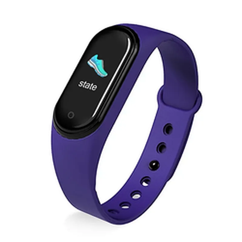 Fitness Tracker Sport Heart Rate Blood Pressure Message Reminder Wristband m5 smart bracelet