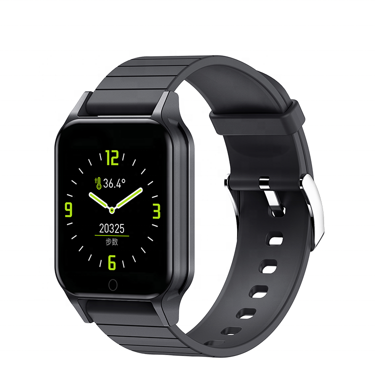 Multi-language T96 font real-time temperature measurement smart bracelet