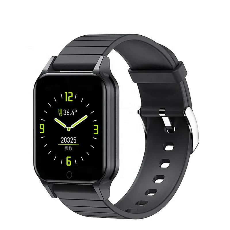 Multi-language T96 font real-time temperature measurement smart bracelet