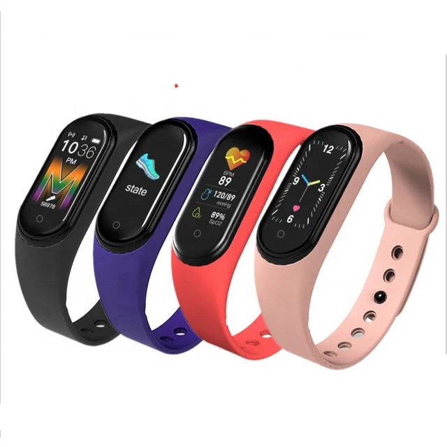 Fitness Tracker Sport Heart Rate Blood Pressure Message Reminder Wristband m5 smart bracelet