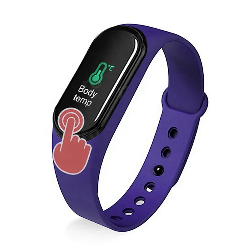 temperature monitoring Fitness Tracker Smart Bracelet M4Pro  body temperature bracelet