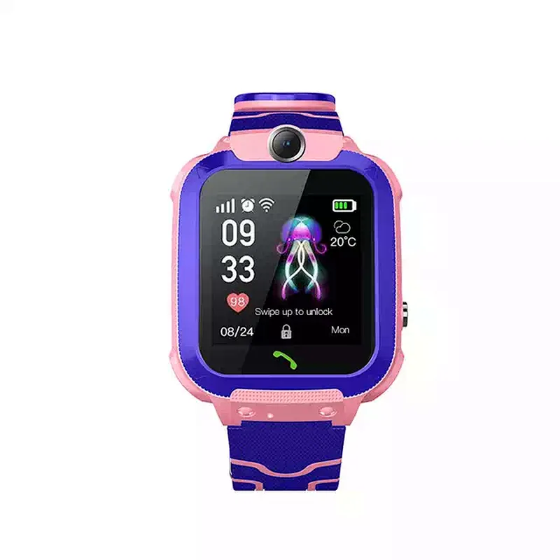 History tracking customize gps Q12 kids smart watch for kids
