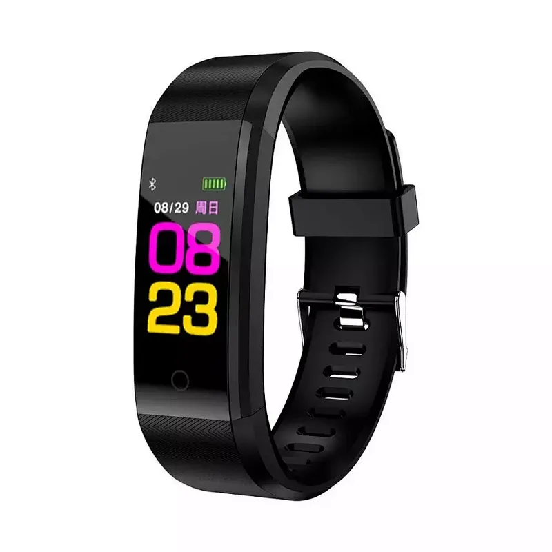 cheap price  smart band  wholesale Heart rate and blood pressure monitor  fitness smart bracelet Tracker   Color Screen 115Plus
