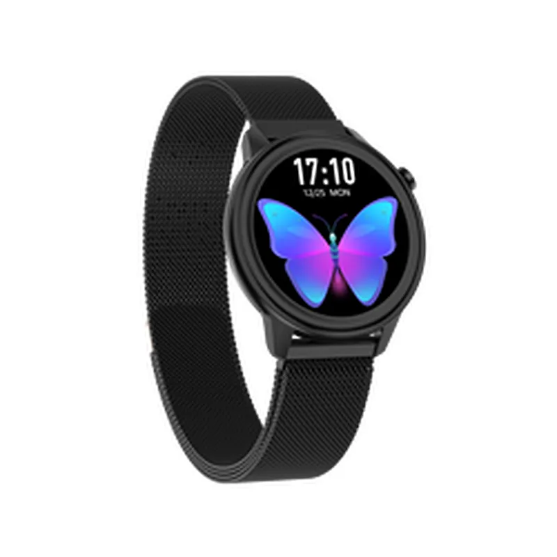 Women Wristwatches F80 Body Temperature Smart Watch new arrival heart rate sleep fashion circle full touch  smartwatch