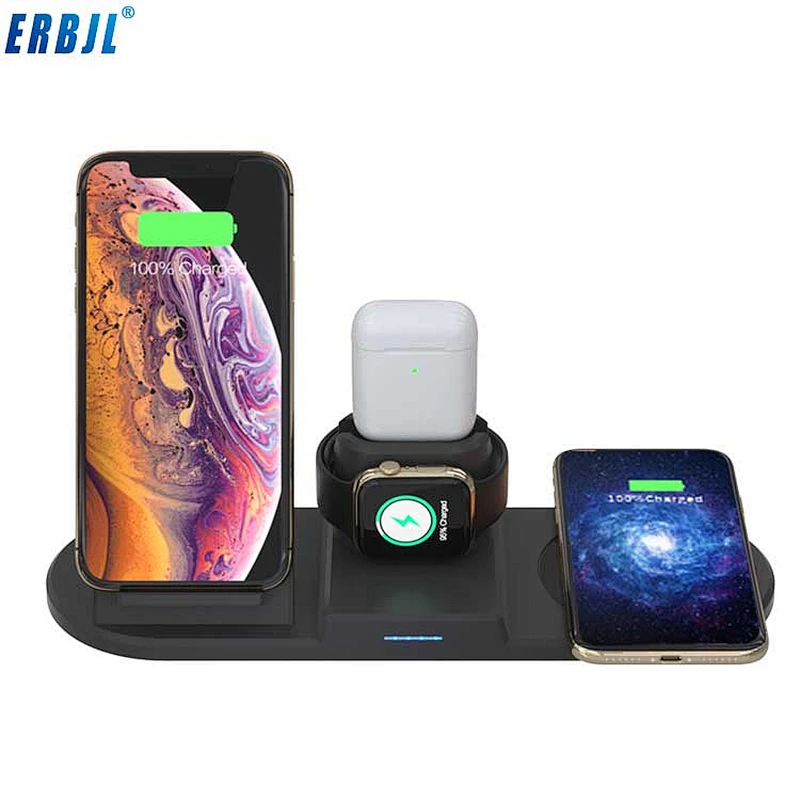 Best Sale on Amazon Haier N39-2 PC/ABS Multi-function 15W Qi Wireless Fast Charger