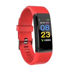 cheap price  smart band  wholesale Heart rate and blood pressure monitor  fitness smart bracelet Tracker   Color Screen 115Plus
