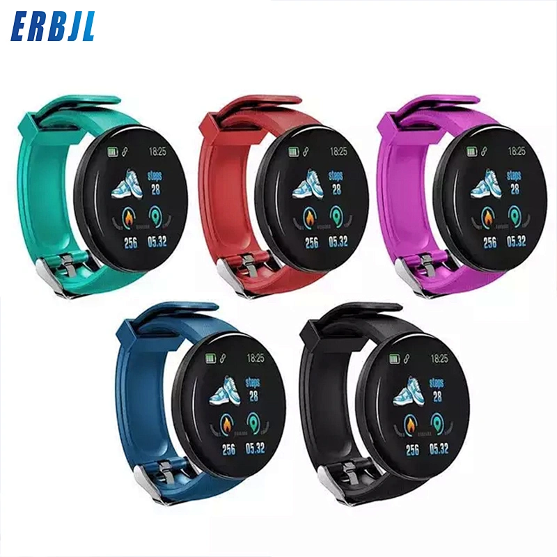 Amazon HOT Sale New Products smart bracelet touch screen wrist watches heart rate   D18 smartwatch