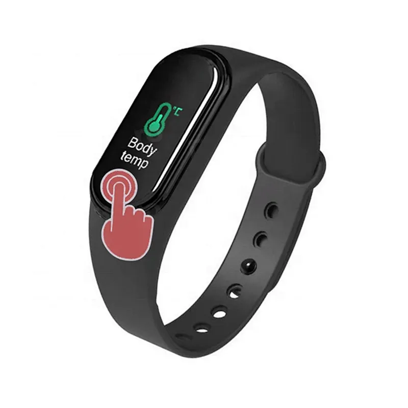 temperature monitoring Fitness Tracker Smart Bracelet M4Pro  body temperature bracelet