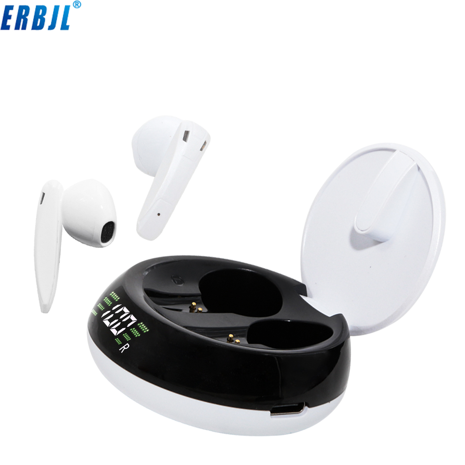 Led Digital Charging Box Stereo Sport Headphone Mini 08 Earphones Noise Cancelling Tws True Earbuds Wireless