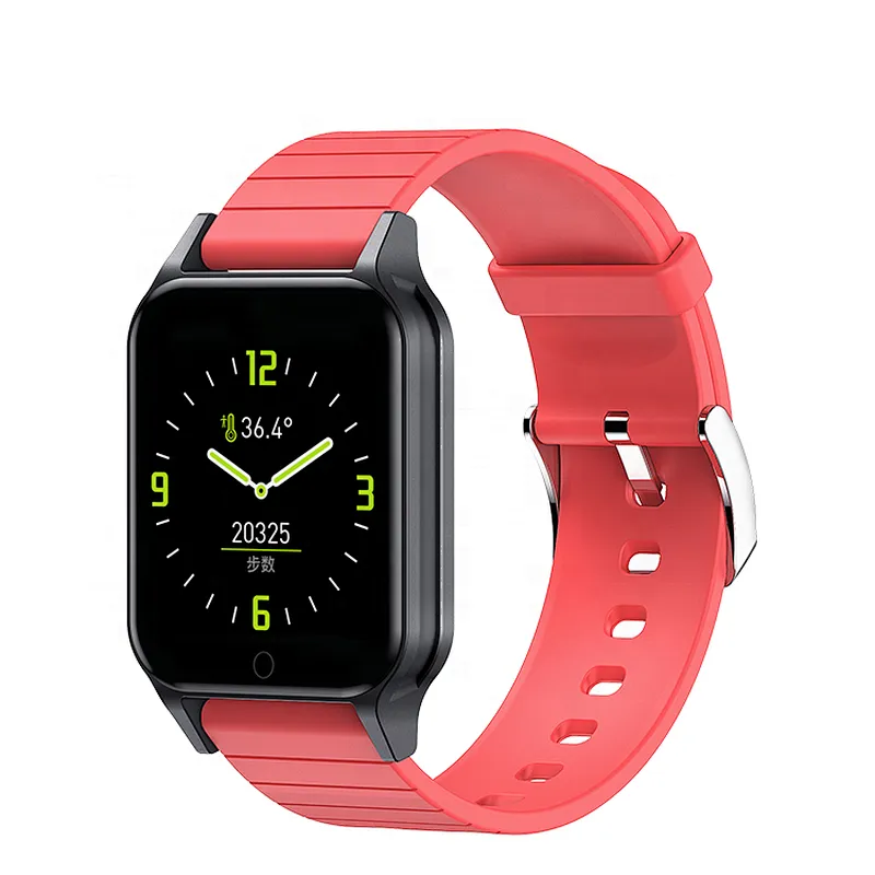 Multi-language T96 font real-time temperature measurement smart bracelet