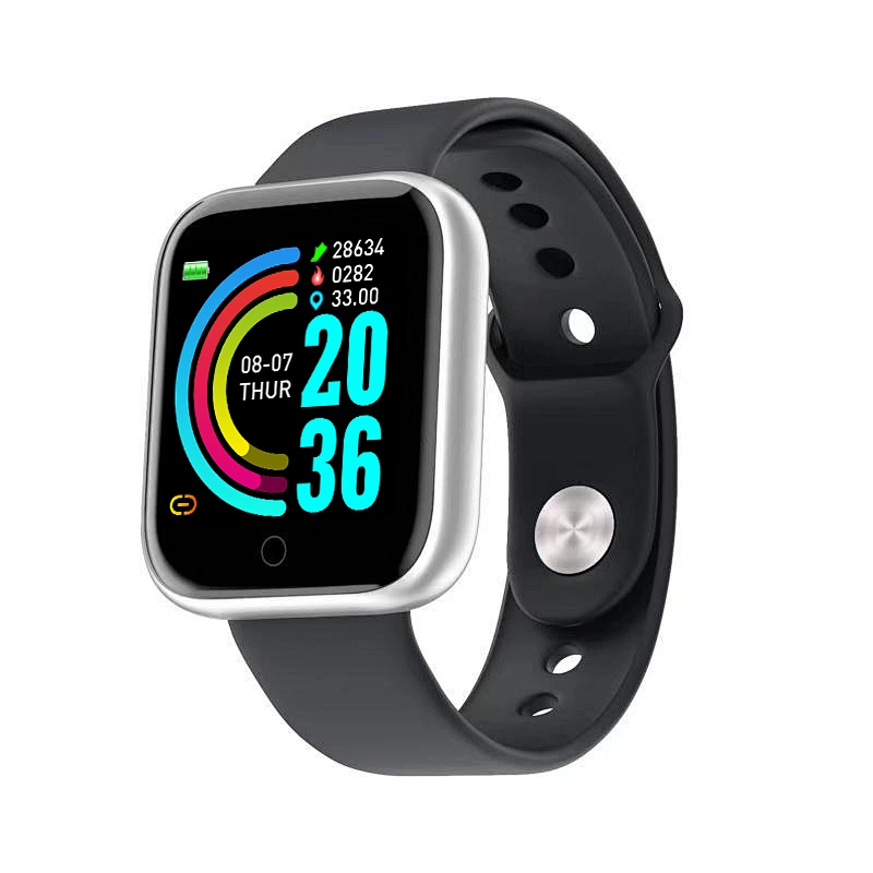 Sell  good Fashion Sliver Waterproof Y68   Smart Sports Band Touch Panel Smart watch