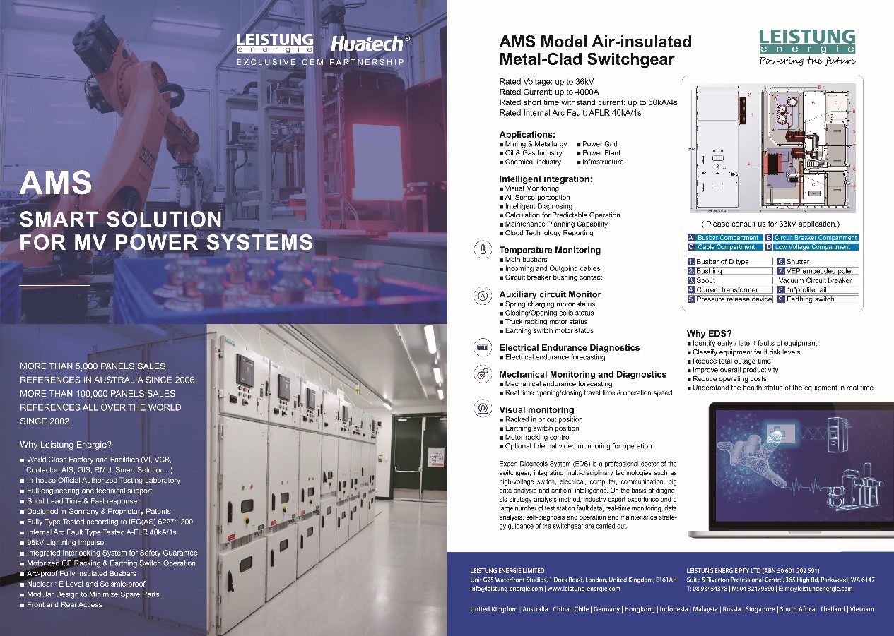 The professional AMS switchgears provider