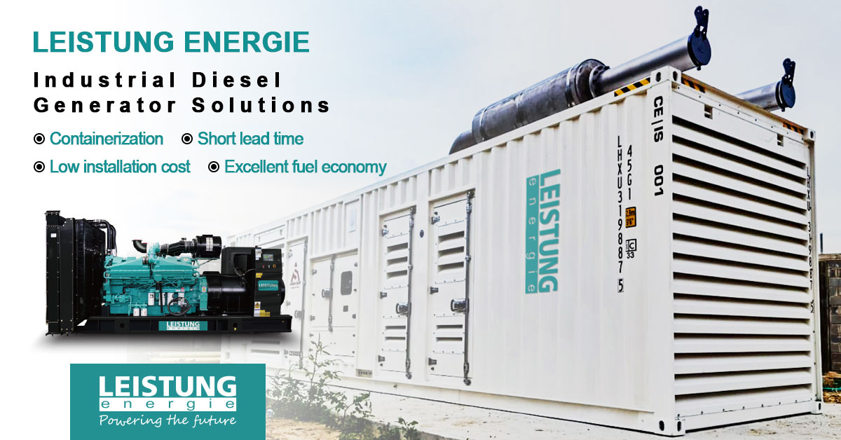 Leistung Energie industrial diesel  generator solutions
