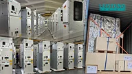 Switchgear in delivery
