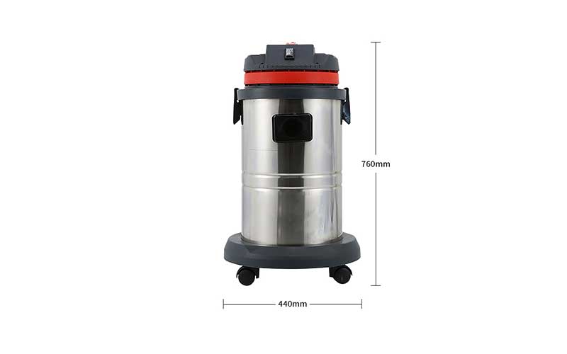 Technical specification chart for BT-CB30 industrial wet and dry vacuum cleaner