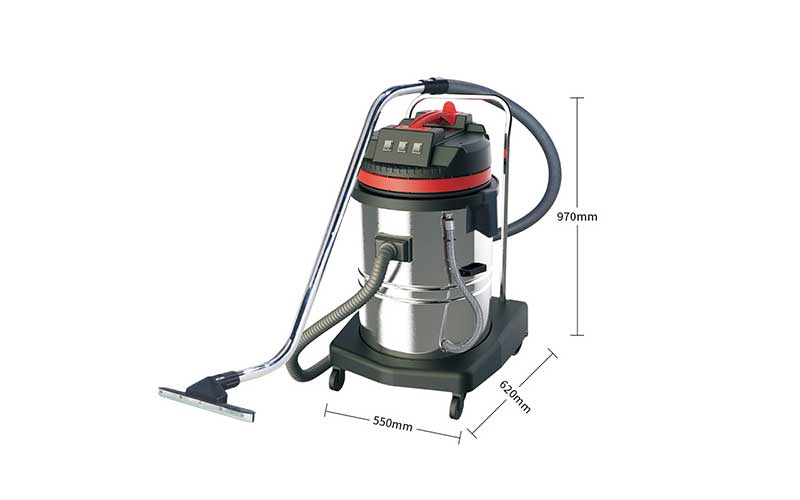 Technical dimensions and specifications of BT-CB60 commercial vacuum cleaner