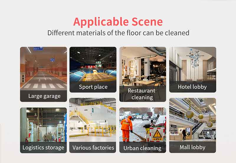 Applicable commercial cleaning scenes for BT-CB60 vacuum cleaner