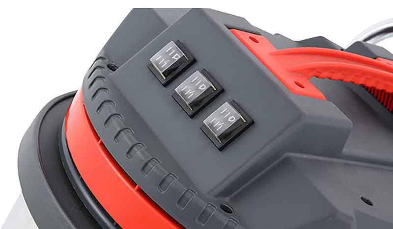 Motor switch and handle design of BT-CB60 commercial vacuum cleaner