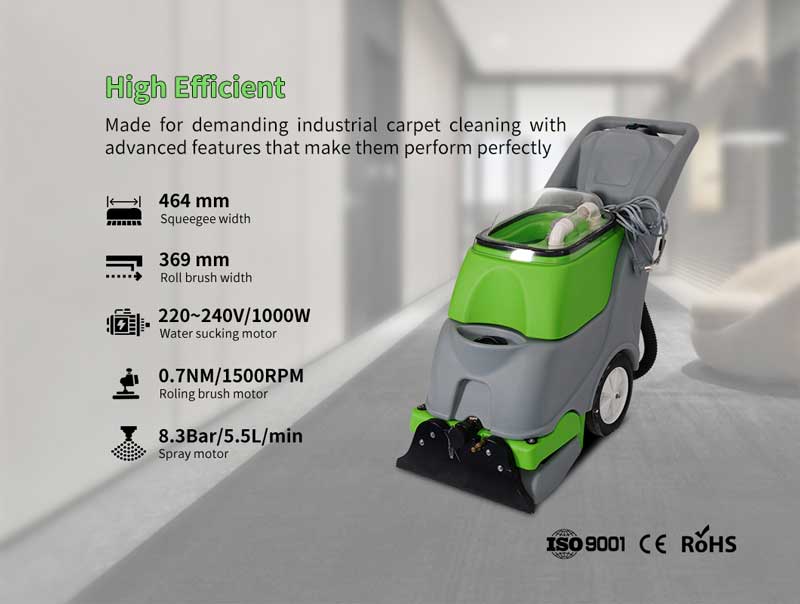 BT-EB322 Industrial Carpet Cleaner with main specifications