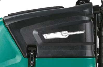 Electric cleaning scrubber